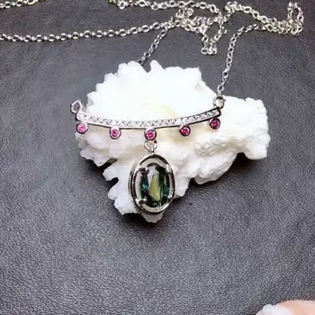Fidelity natural 5*7mm Singular sapphire pendant Necklaces s925 sterling silver fine jewelry for women party natural gemstone
Fidelity natural 5*7mm Singular sapphire pendant Necklaces s925 sterling silver fine jewelry for women party natural gemstone