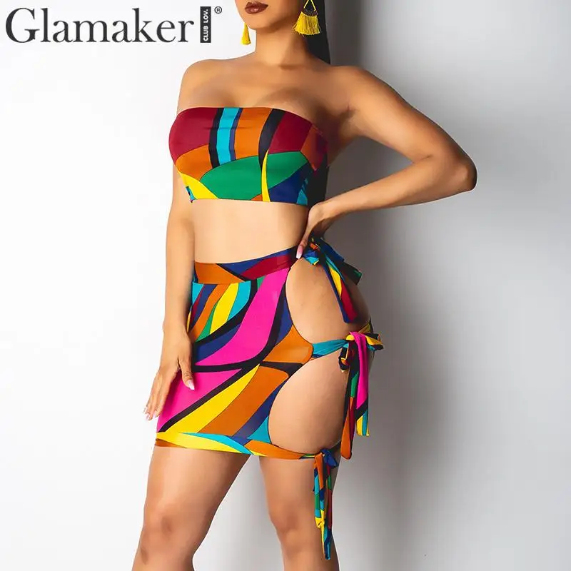colorful bandage dress