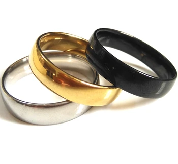 50pcs TOP MIX Black Silver Gold 6mm Band Rings Men's Women's Stainless Steel Wedding Rings Comfortable Jewelry Great for resale
50pcs TOP MIX Black Silver Gold 6mm Band Rings Men's Women's Stainless Steel Wedding Rings Comfortable Jewelry Great for resale