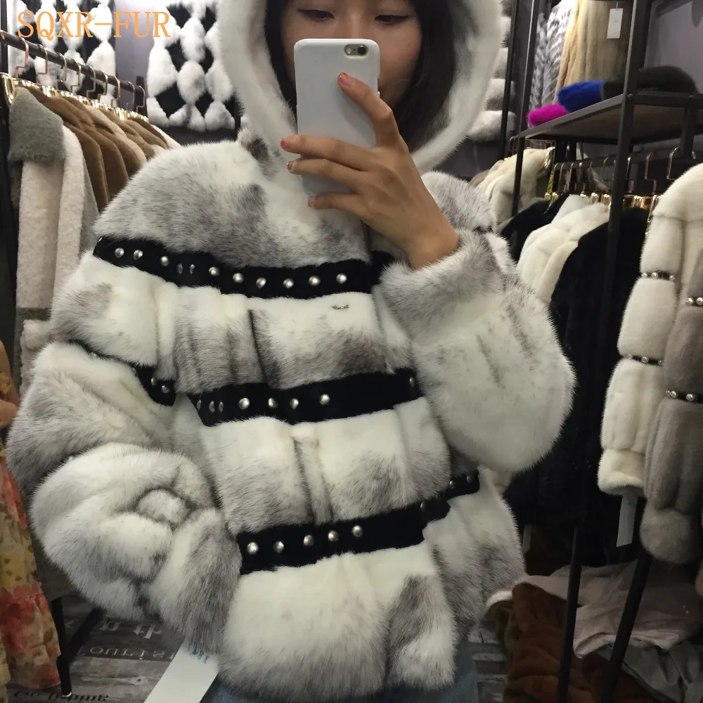 SQXR FUR Women's Winter Real Mink Fur Coat Fashion Luxury Mink Fur Coat For Female coat
SQXR FUR Women's Winter Real Mink Fur Coat Fashion Luxury Mink Fur Coat For Female coat
