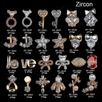 10pcs/lot, 3d Nail Art Alloy Decorations with Zircon Rhinestones,Diamonds,on Nails Salon Supplies
10pcs/lot, 3d Nail Art Alloy Decorations with Zircon Rhinestones,Diamonds,on Nails Salon Supplies