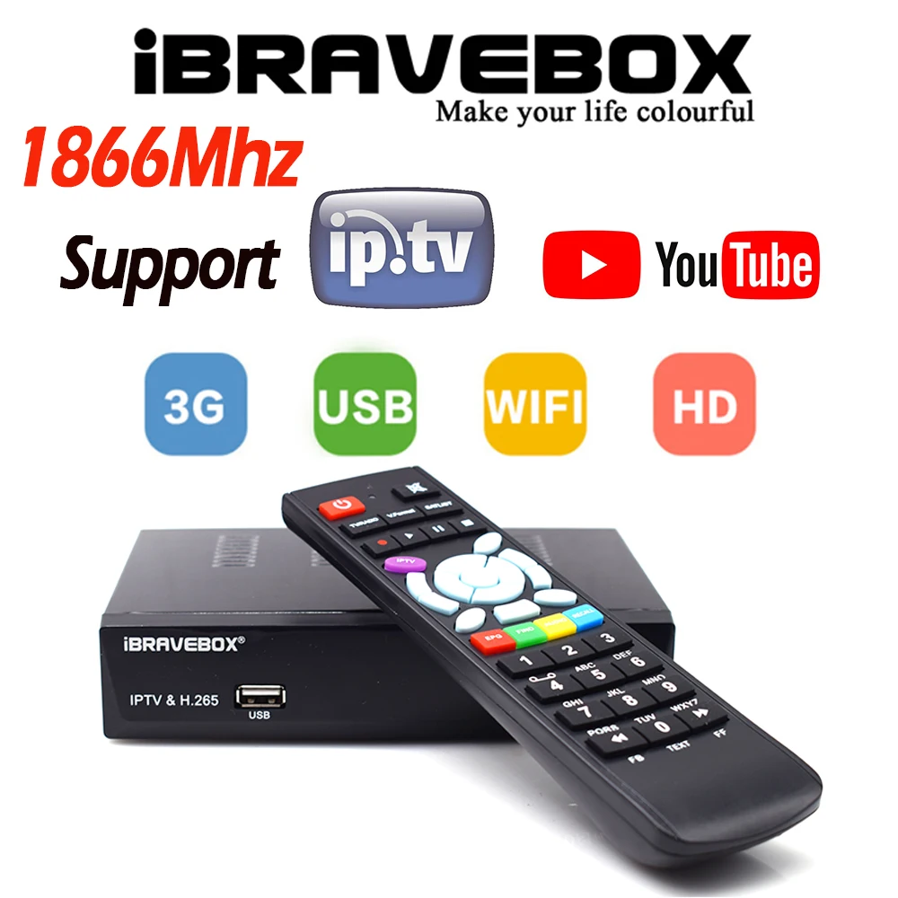V7 HD DVB-S2 Digital Satellite Receiver TV Tuner USB Recrod AV HDMI Media Player