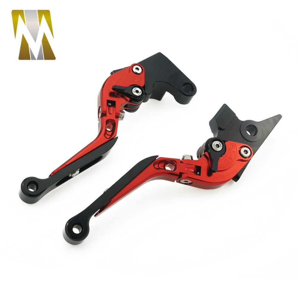 For Yamaha MT07 MT09 FZ1 FZ6 FAZER FZ6R XJ6 DIVERSION Folding Extendable Adjustable Brakes Clutch Levers CNC Aluminum (30)