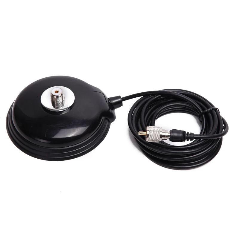 NAGOYA RB-MJPL Super Vacuum Type Magnetic Mount(base dia:13CM) RG-58 A/U 4M Coaxial Cable for Mobile Radio Vehicle Radio Antenna
NAGOYA RB-MJPL Super Vacuum Type Magnetic Mount(base dia:13CM) RG-58 A/U 4M Coaxial Cable for Mobile Radio Vehicle Radio Antenna