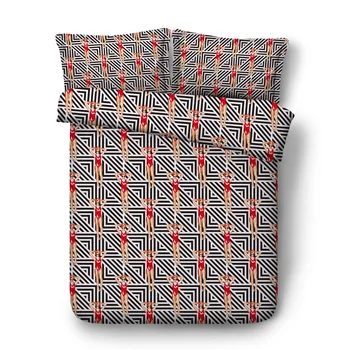 JF-527 Geometric pattern bed linen 4pcs bedding set for us king size bed Nordic duvet cover set queen single quilt doona covers
JF-527 Geometric pattern bed linen 4pcs bedding set for us king size bed Nordic duvet cover set queen single quilt doona covers