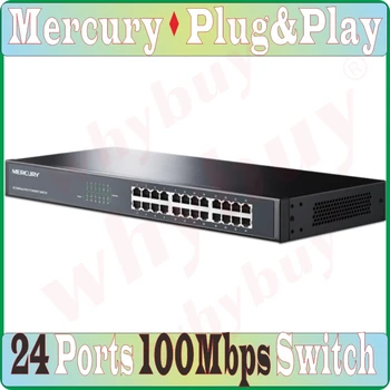 Plug&Play, Steel/Metal 24 Ports Desktop 100Mbps Switch Ethernet Network Switch LAN Hub Full or Half duplex Exchange Fast Switch
Plug&Play, Steel/Metal 24 Ports Desktop 100Mbps Switch Ethernet Network Switch LAN Hub Full or Half duplex Exchange Fast Switch