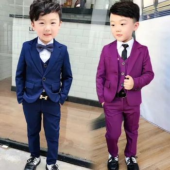 2-9Y new 2018 autumn handsome blazer+vest+pant boys clothing sets 3pcs for wedding boys clothes sets birthday kids clothing set
2-9Y new 2018 autumn handsome blazer+vest+pant boys clothing sets 3pcs for wedding boys clothes sets birthday kids clothing set
