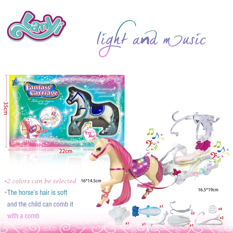My little horses DIY Royal Carriage Magic Lights and Musical Dream Castle Birthday Toys
My little horses DIY Royal Carriage Magic Lights and Musical Dream Castle Birthday Toys