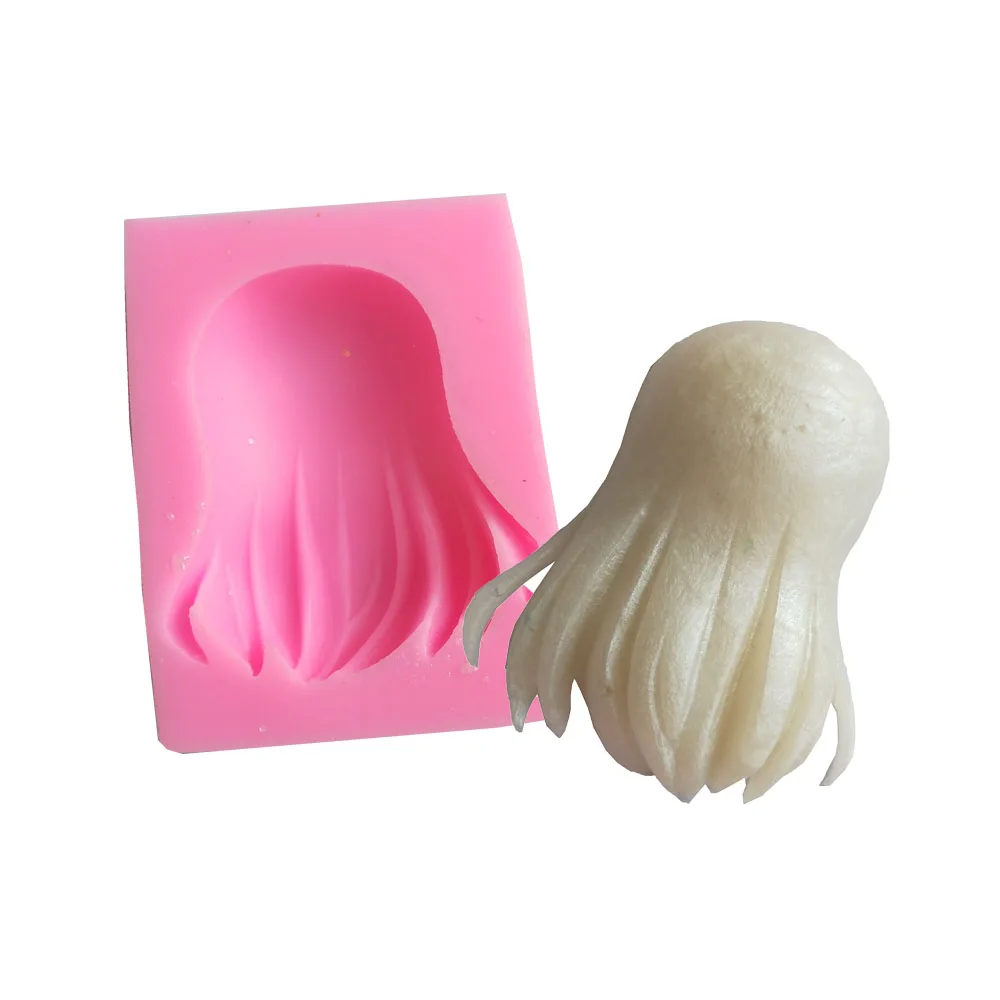 Hair shape silicone mold fondant cake mold chocolate fudge mold soft clay clay tool J158
Hair shape silicone mold fondant cake mold chocolate fudge mold soft clay clay tool J158