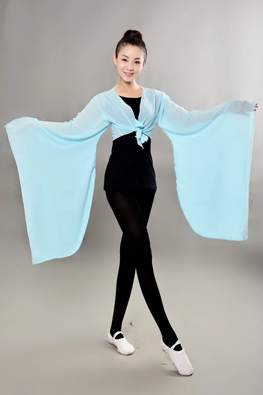 Ancient Chinese Clothes Dance Practice Clothes Female Classical Wide Sleeve Hanfu Tops Yangko Dance Hanfu Costumes for Stage
Ancient Chinese Clothes Dance Practice Clothes Female Classical Wide Sleeve Hanfu Tops Yangko Dance Hanfu Costumes for Stage