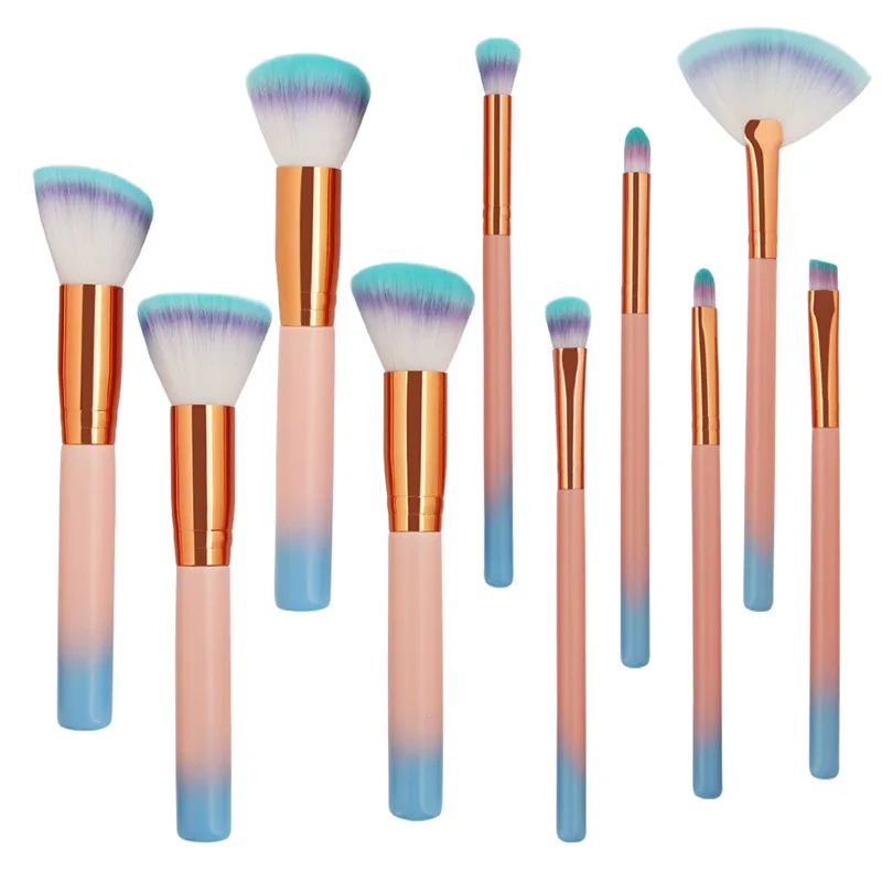 10pcs Gradient Color Makeup Brushes Set Contour Powder Blusher Foundation Eyeshadow Smudge Bronzer Fan Brush Cosmetics Tools
10pcs Gradient Color Makeup Brushes Set Contour Powder Blusher Foundation Eyeshadow Smudge Bronzer Fan Brush Cosmetics Tools