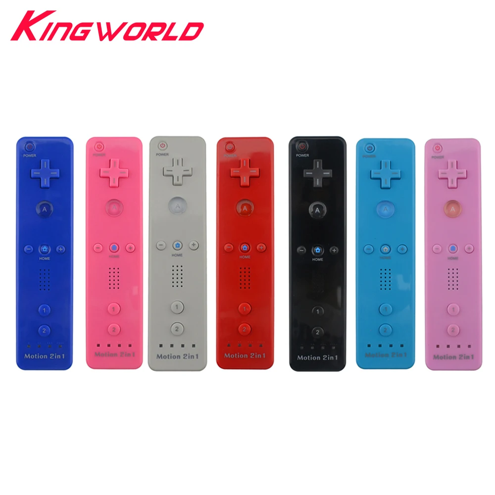 Hight quality 2 in 1 Built in Motion Plus Remote Controller Gamepad for W-i-i Console Game
Hight quality 2 in 1 Built in Motion Plus Remote Controller Gamepad for W-i-i Console Game