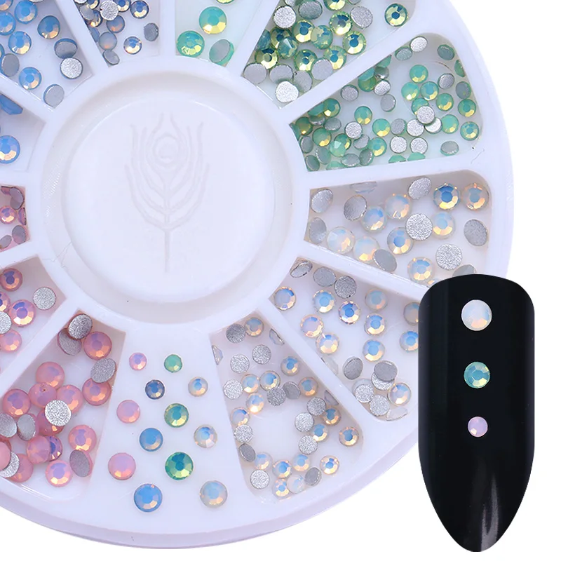 Opal Rhinestones 3D Nail Decorations Multi-size Non Hotfix Flat Bottom Colorful Manicure Nail Decoration in Wheel
Opal Rhinestones 3D Nail Decorations Multi-size Non Hotfix Flat Bottom Colorful Manicure Nail Decoration in Wheel
