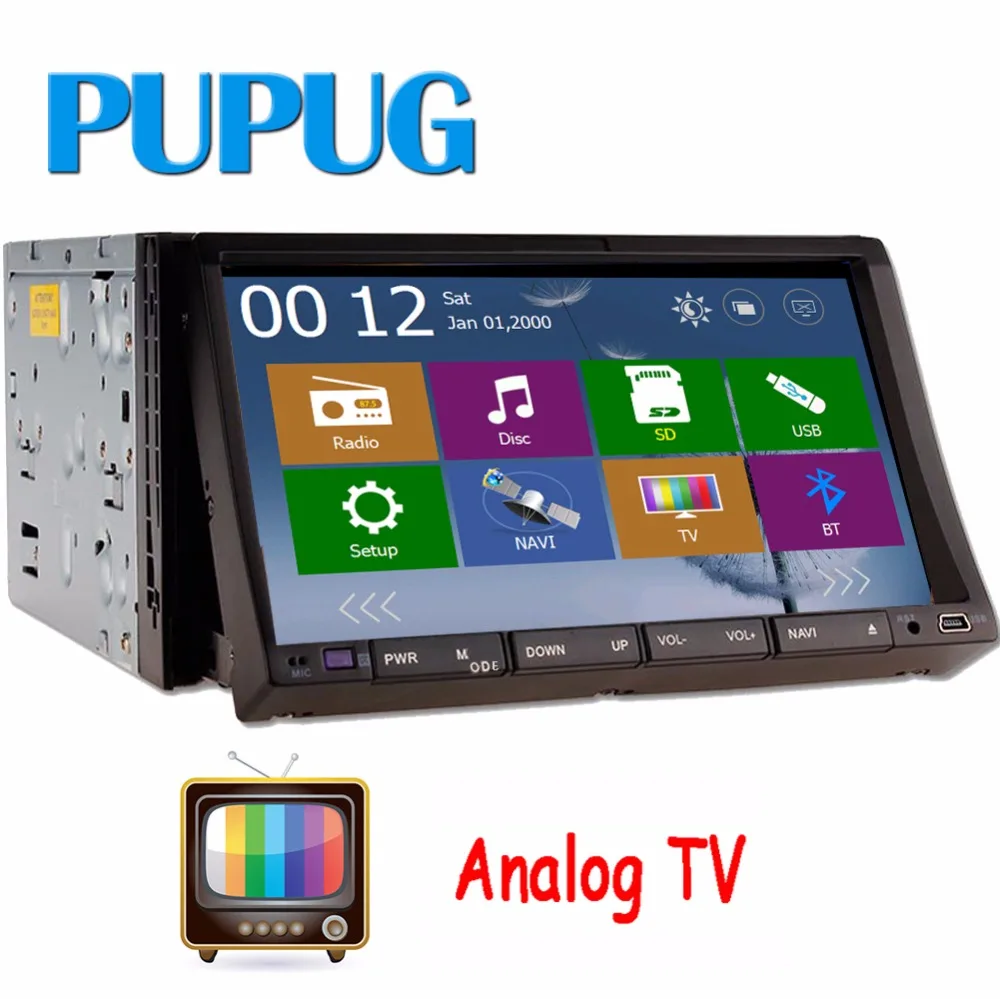7" 2Din TV Win Car DVD Player GPS Navigation headunit autoradio sliding screen In-dash Auto Radio Audio Stereo with TV Function
7" 2Din TV Win Car DVD Player GPS Navigation headunit autoradio sliding screen In-dash Auto Radio Audio Stereo with TV Function