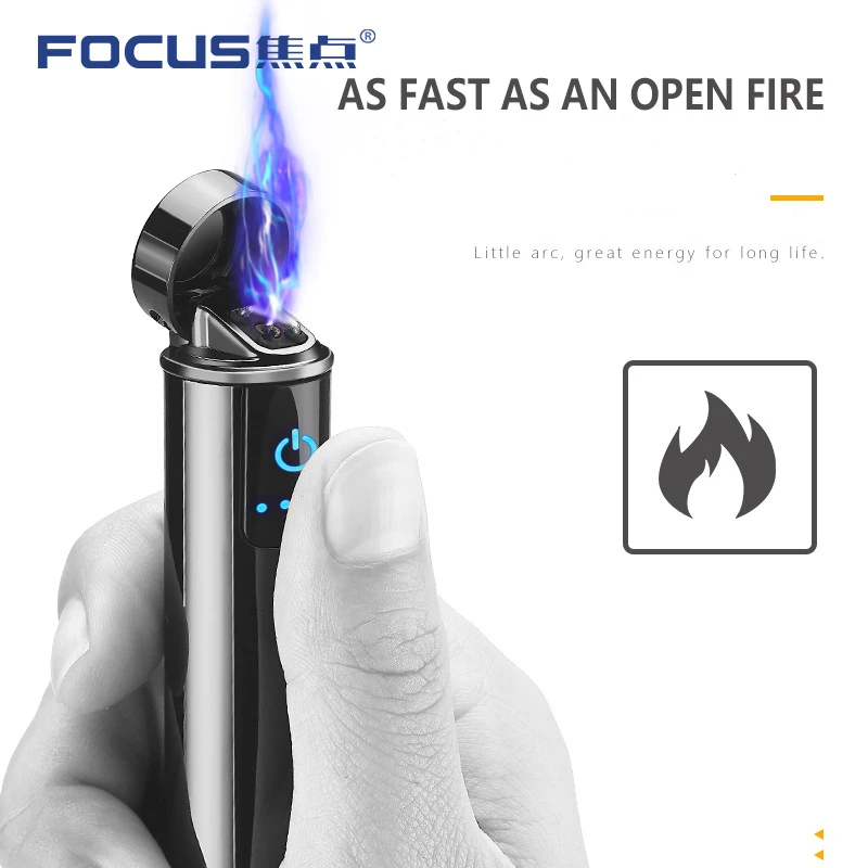 Touch Induction USB Electric Double Arc Lighter Mini LED Fast Charging Cigarette Lighter Windproof Lighter Gadgets For Men
Touch Induction USB Electric Double Arc Lighter Mini LED Fast Charging Cigarette Lighter Windproof Lighter Gadgets For Men