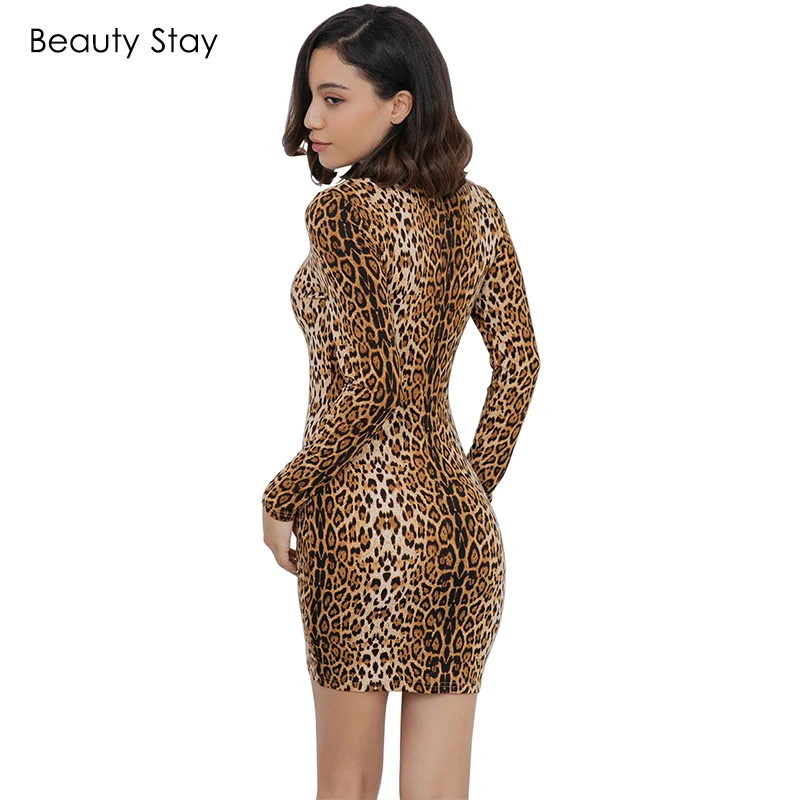 Beauty Stay Winter Leopard Dresses Women 2018 Polyester Sheath Above Knee Sexy & Club Dresses Woman Party Night Autumn Dress
Beauty Stay Winter Leopard Dresses Women 2018 Polyester Sheath Above Knee Sexy & Club Dresses Woman Party Night Autumn Dress