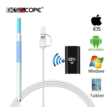 Android iPhone WIFI Otoscope Ear Health Care Inspection Video Visual Camera HD720P Wireless 3in1 Endoscope camera for Ear Health
Android iPhone WIFI Otoscope Ear Health Care Inspection Video Visual Camera HD720P Wireless 3in1 Endoscope camera for Ear Health