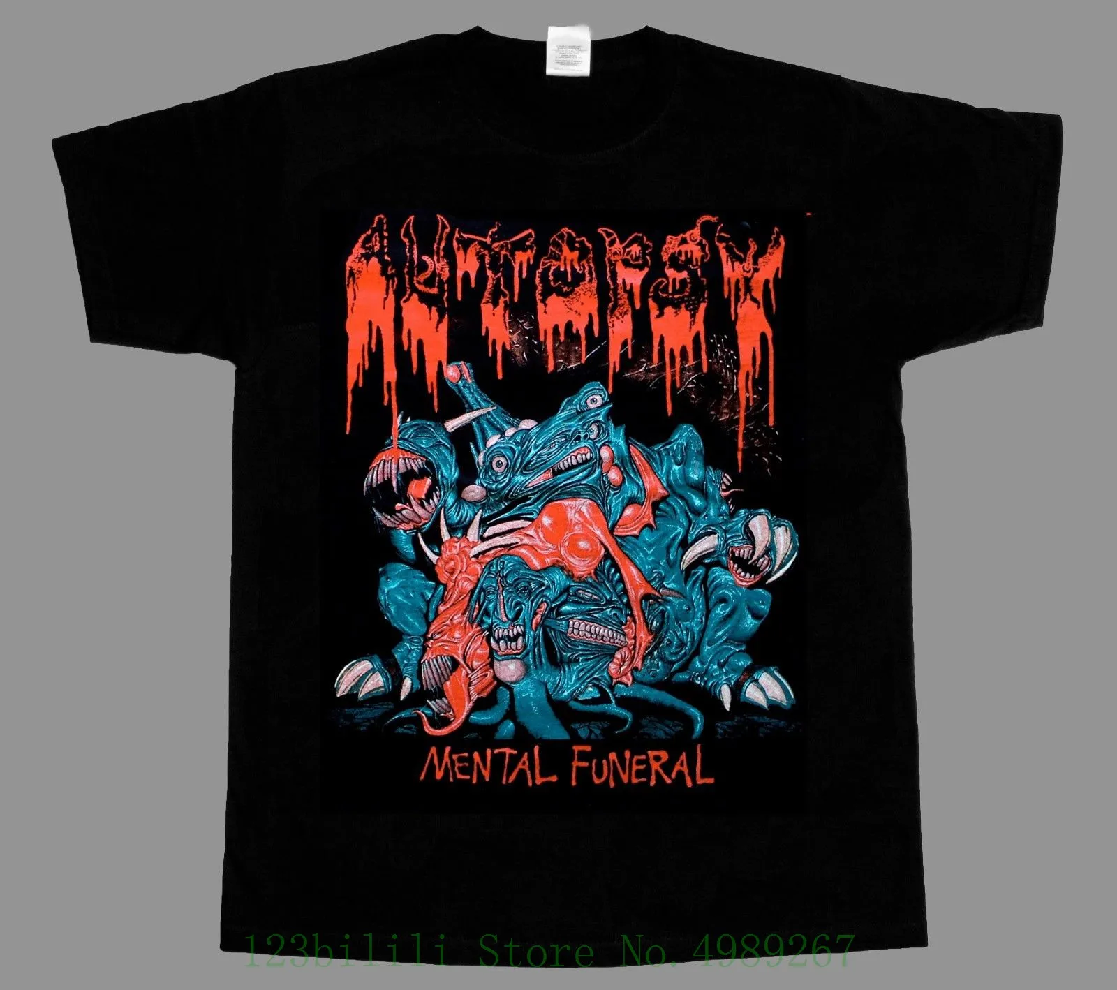 Autopsy Mental Funeral'91 Short - Long Sleeve New Black T Shirt Short Sleeves Cotton Fashion T Shirt Free Shipping
Autopsy Mental Funeral'91 Short - Long Sleeve New Black T Shirt Short Sleeves Cotton Fashion T Shirt Free Shipping