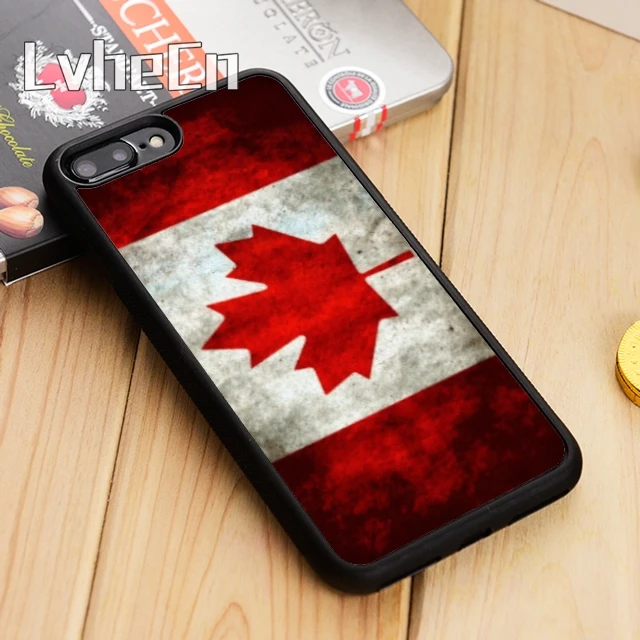 LvheCn чехол для телефона с канадским флагом iPhone 5 6 s 7 8 plus 11 12 Pro X XR XS Max Samsung Galaxy S6 S7 edge S8
