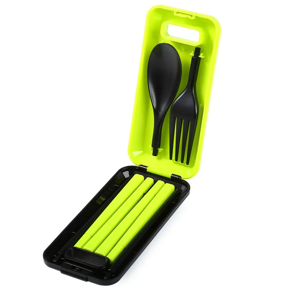 Protable Folding Outdoor Travel Picnic Tableware Eco-friendly PC Chopstick Spoon Fork Storage Box for Camping Climbing Hiking
Protable Folding Outdoor Travel Picnic Tableware Eco-friendly PC Chopstick Spoon Fork Storage Box for Camping Climbing Hiking