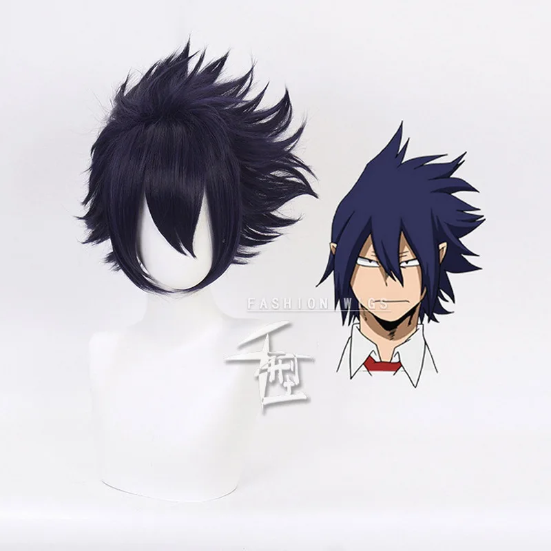 My Hero Academia Boku no Hiro Akademia Amajiki Tamaki Dark Blue Short Cosplay Wig Synthetic Hair Perucas + Wig Cap
My Hero Academia Boku no Hiro Akademia Amajiki Tamaki Dark Blue Short Cosplay Wig Synthetic Hair Perucas + Wig Cap