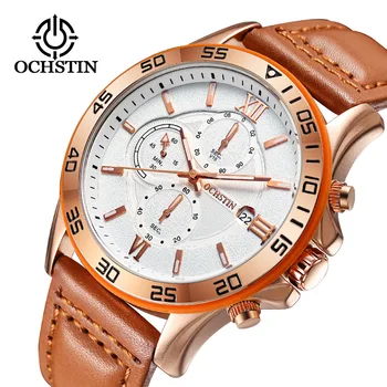 Watches Men's Business Watch Rotary Calendar Large Dial 6-Hand Surface Chronograph Watch Quartz Leather Strap Men's Watch
Watches Men's Business Watch Rotary Calendar Large Dial 6-Hand Surface Chronograph Watch Quartz Leather Strap Men's Watch