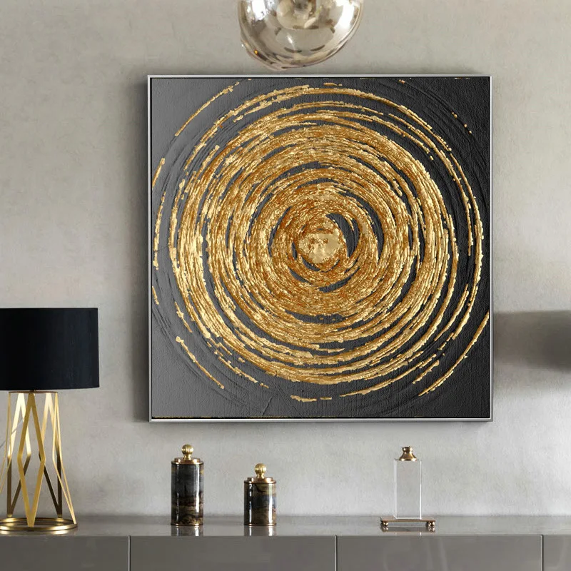 Modern Pictures Wall Art American Style Abstract Gold Foil Painting on Canvas Poster Prints for Living Room Home Decor No Frame
Modern Pictures Wall Art American Style Abstract Gold Foil Painting on Canvas Poster Prints for Living Room Home Decor No Frame