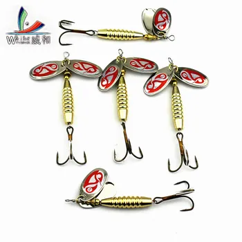 New 1 Pcs Artificial Hard Bait Spinner Bait Fish King Bass Fishing Baits With Sharp Hook Facing Metal Bait Fishing Equipment
New 1 Pcs Artificial Hard Bait Spinner Bait Fish King Bass Fishing Baits With Sharp Hook Facing Metal Bait Fishing Equipment