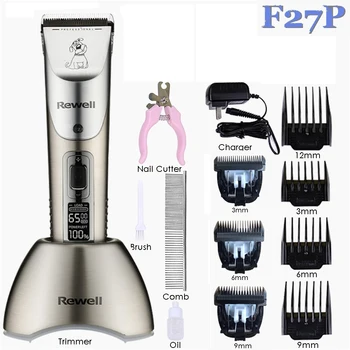 Professional Pet Hair Trimmer Rechargeable Cat Dog Grooming Clipper Electric Shaver Haircut Machine Power/Speed Show+3pcs Blades 
Professional Pet Hair Trimmer Rechargeable Cat Dog Grooming Clipper Electric Shaver Haircut Machine Power/Speed Show+3pcs Blades