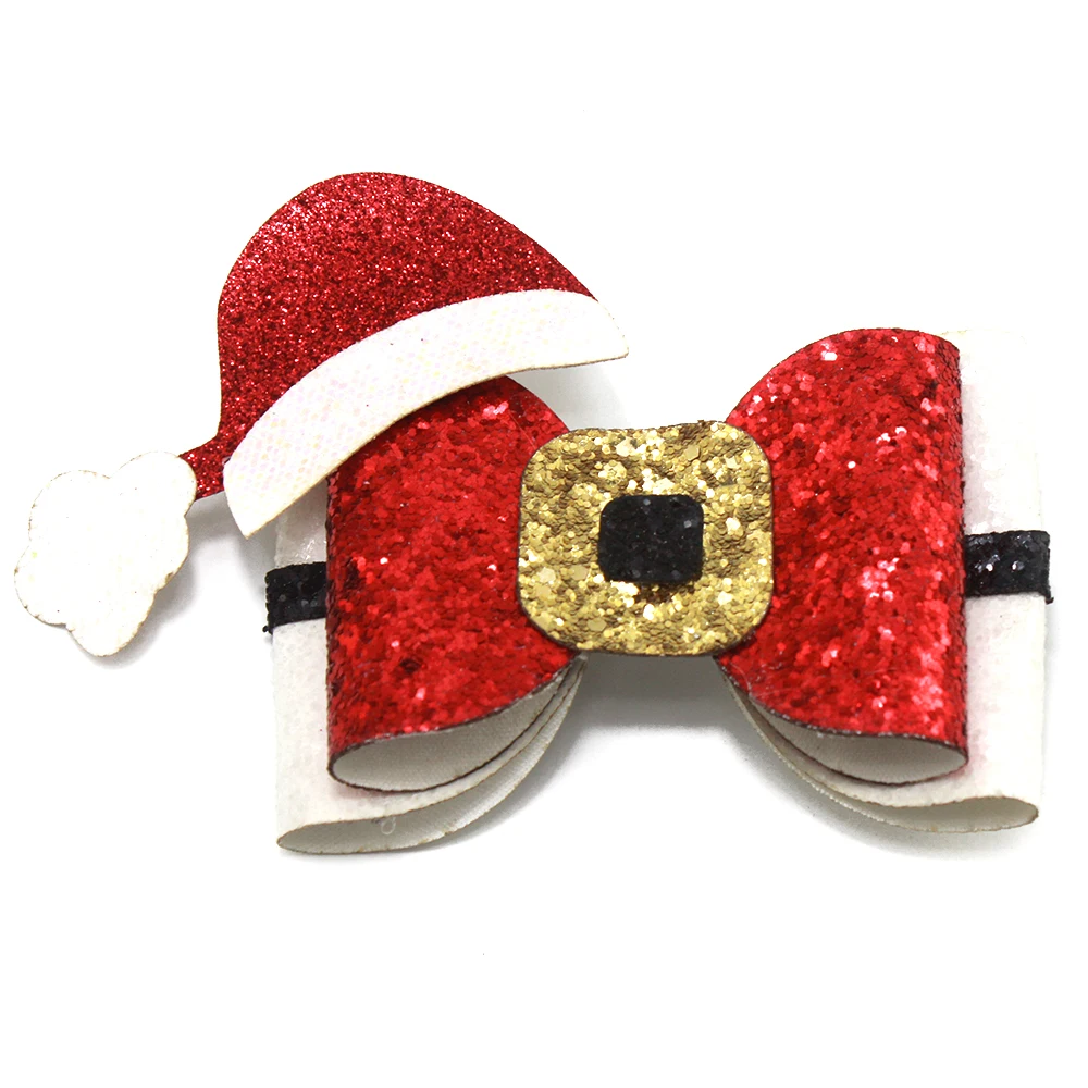 5 inch Sequins Christmas Hair Bows with Xmas Hat Girls Party Hairgrips Handmade Boutique Hair Clips hair Accessories kids
5 inch Sequins Christmas Hair Bows with Xmas Hat Girls Party Hairgrips Handmade Boutique Hair Clips hair Accessories kids