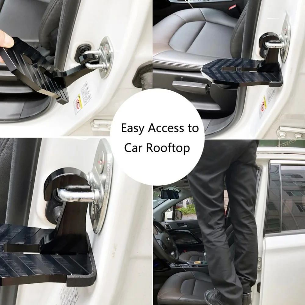 Foldable Car Vehicle Folding Stepping Ladder Foot Pegs Easy Access to Car Rooftop With Safety Hammer For Car
Foldable Car Vehicle Folding Stepping Ladder Foot Pegs Easy Access to Car Rooftop With Safety Hammer For Car