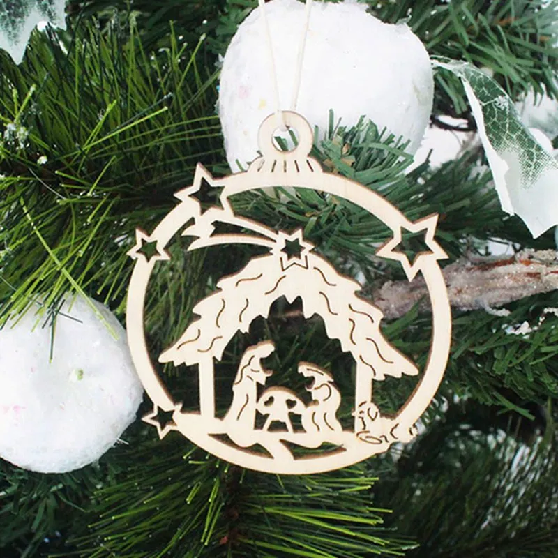 10PCs Star Jesus Wooden Grinding Pendant Party Christmas Easter Decor For Wedding Party Christmas Tree Window Decor
10PCs Star Jesus Wooden Grinding Pendant Party Christmas Easter Decor For Wedding Party Christmas Tree Window Decor