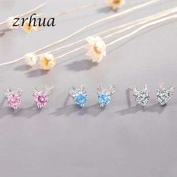 ZRHUA Fashion Deer Stud Earring for Women Girls Kids Gift 925 Sterling Silver Earring Sterling-Silver-Jewelry Pendientes Mujer
ZRHUA Fashion Deer Stud Earring for Women Girls Kids Gift 925 Sterling Silver Earring Sterling-Silver-Jewelry Pendientes Mujer