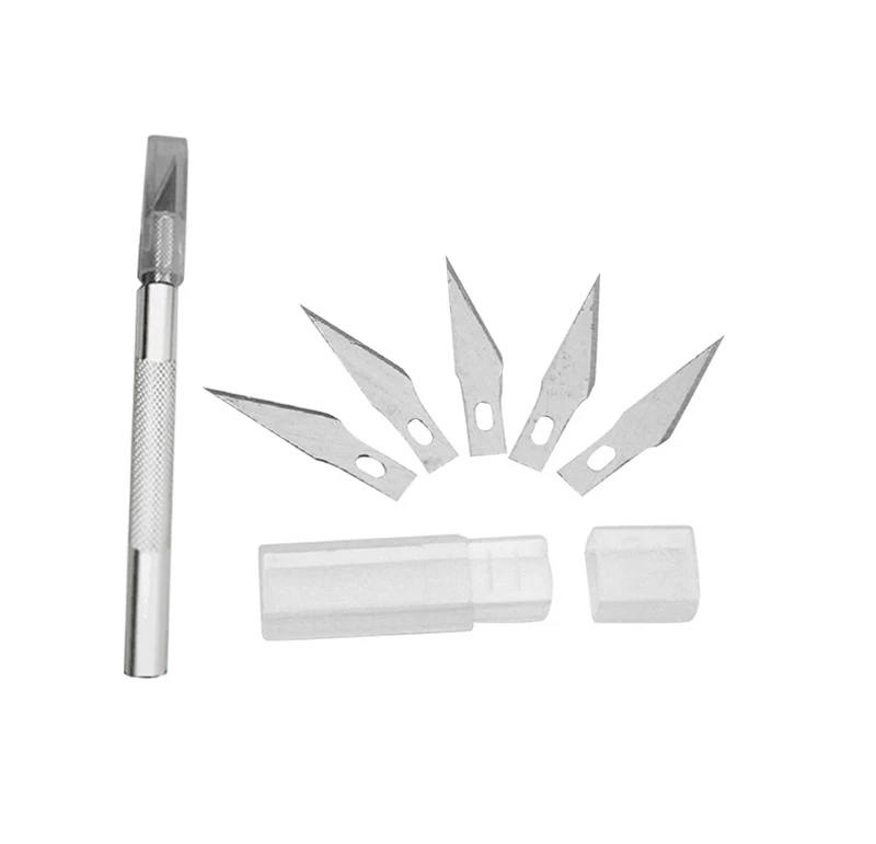 Craft Artwork Cutting Knife DIY Carving Knife Stencil Scoring Hobby Chiseling Model Repairing Sculpture Scalpel Knife
Craft Artwork Cutting Knife DIY Carving Knife Stencil Scoring Hobby Chiseling Model Repairing Sculpture Scalpel Knife