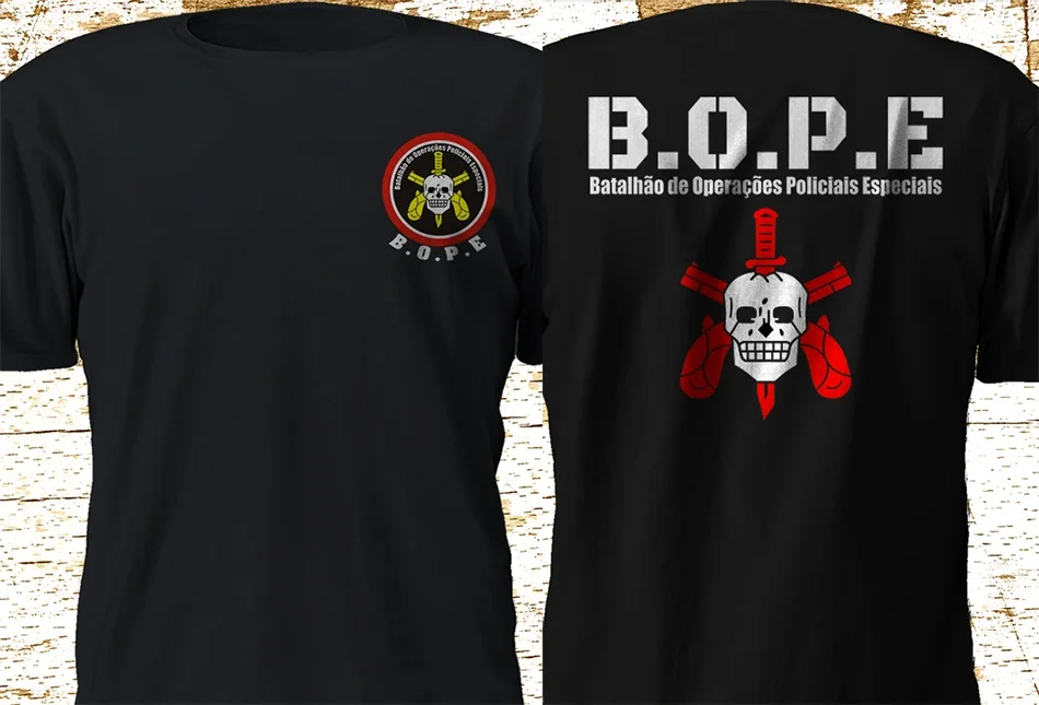 New Bope Brazil Battalion of Special Police Operations Special Police Double Side 2019 Fashion Solid Men's Sleeveless T Shirt
New Bope Brazil Battalion of Special Police Operations Special Police Double Side 2019 Fashion Solid Men's Sleeveless T Shirt
