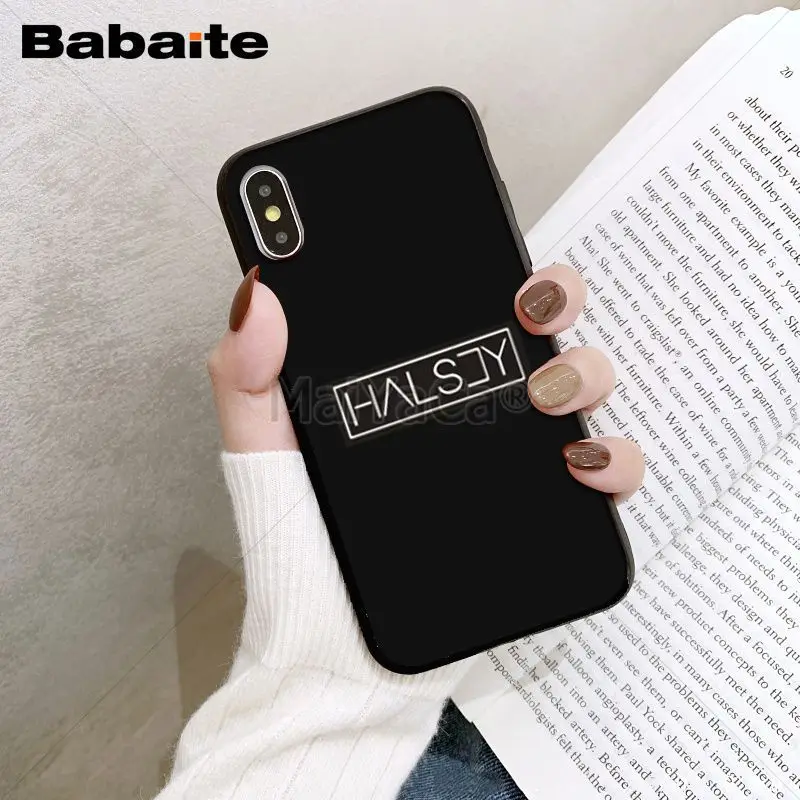 Babaite Badlands Halsey Colorful Cute Phone Accessories Case for iPhone X XS MAX 6 6S 7 7plus 8 8Plus 5 5S XR