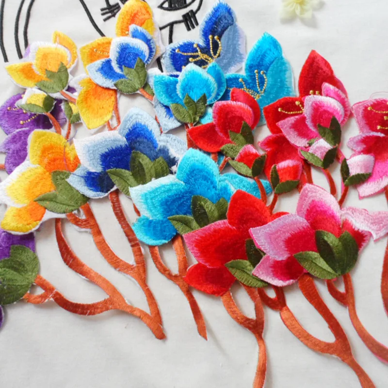 Flower Embroidery Patch Iron on Patches for Clothing Apparel Sewing Flower Embroidered Applique Chinese Ethnic Dress Fabric
Flower Embroidery Patch Iron on Patches for Clothing Apparel Sewing Flower Embroidered Applique Chinese Ethnic Dress Fabric