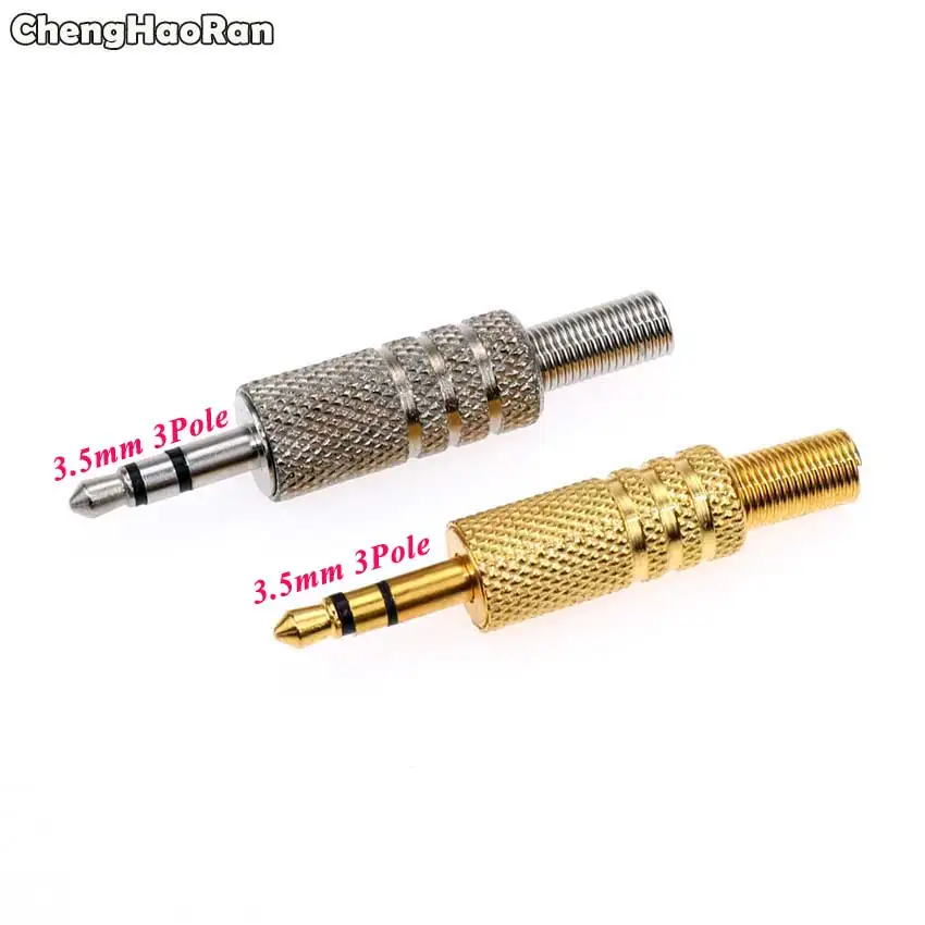 ChengHaoRan 3.5mm Headset Plug 3.5 mm 3Pole / 4Pole Audio Plugs Jack Charging DIY Repair Parts Charging Adapter Connector
ChengHaoRan 3.5mm Headset Plug 3.5 mm 3Pole / 4Pole Audio Plugs Jack Charging DIY Repair Parts Charging Adapter Connector