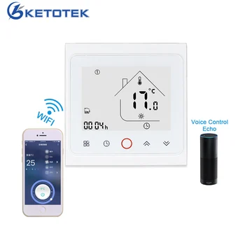 App Control Smart WIFI Thermostat Water Gas Boiler Electric Floor Heating Temperature Controller Works with Alexa Google Home
App Control Smart WIFI Thermostat Water Gas Boiler Electric Floor Heating Temperature Controller Works with Alexa Google Home