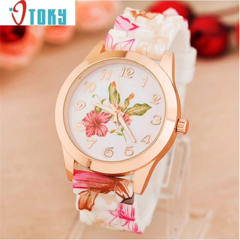 Luxury New Women Girl Watch Silicone Printed Flower Causal Quartz WristWatches Novel design Relogios JA Dropshipping
Luxury New Women Girl Watch Silicone Printed Flower Causal Quartz WristWatches Novel design Relogios JA Dropshipping