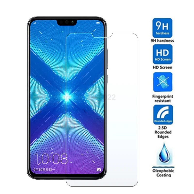 Protective Glass For Huawei Honor 8x Tempered Glas Screen Protector On Huawey Honor8x 8 X X8 Protect Film Protection | Мобильные