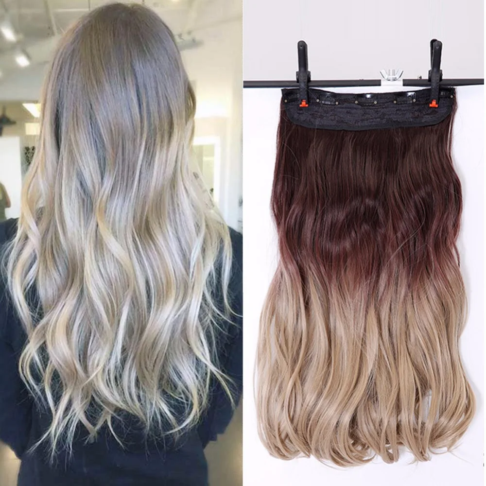 AOSIWIG 24inch 5 clipsins Straight Hair Extentions Clip in on Hair Extension Black to Red Ombre Hairpiece Synthetic
AOSIWIG 24inch 5 clipsins Straight Hair Extentions Clip in on Hair Extension Black to Red Ombre Hairpiece Synthetic