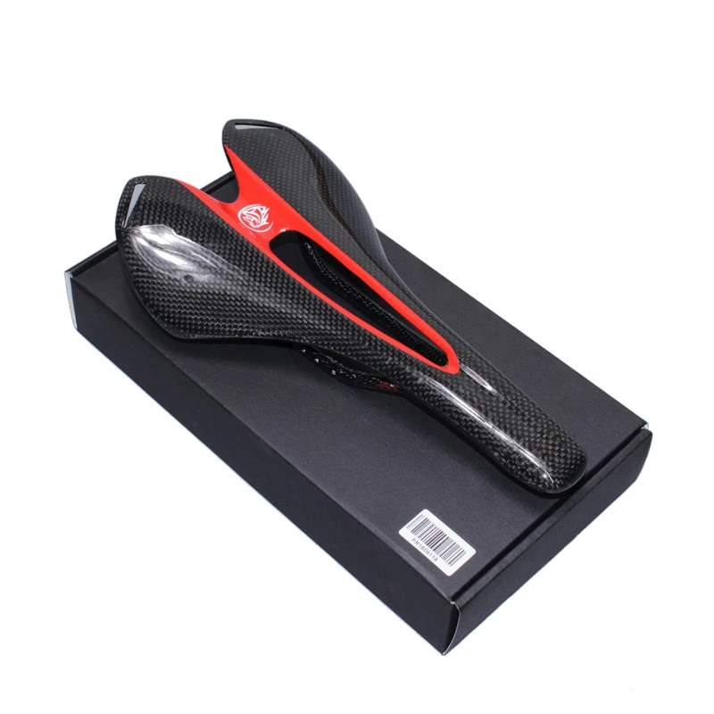 PuraRaza MTBRoad Bike Saddle 3K Carbon Fiber Mountain Bike Seat Saddle Lightweight Bicycle Parts (4)