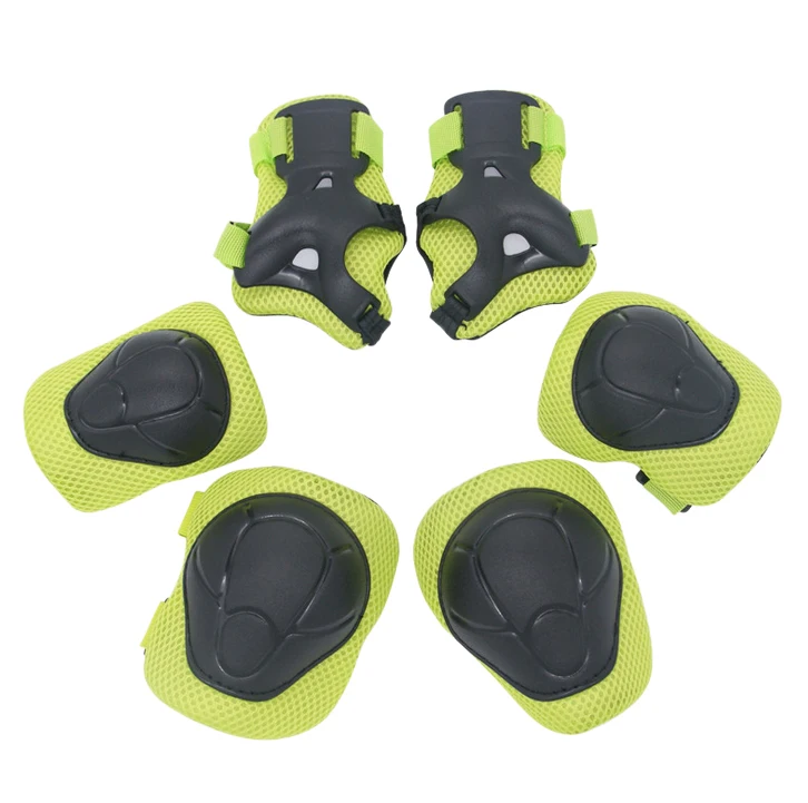 Image 6PCS set Kids Wrist Knee Pad Cycling Protective Gear Skating Pads Twist Kneeling Safety Guard bracelet
