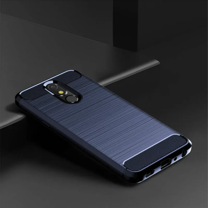 Soft Brushed Carbon Fiber TPU Cover for LG K40 Shockproof Fiber Soft Silicone Phone Case for LG K12 Plus Phone Cover Coque
Soft Brushed Carbon Fiber TPU Cover for LG K40 Shockproof Fiber Soft Silicone Phone Case for LG K12 Plus Phone Cover Coque