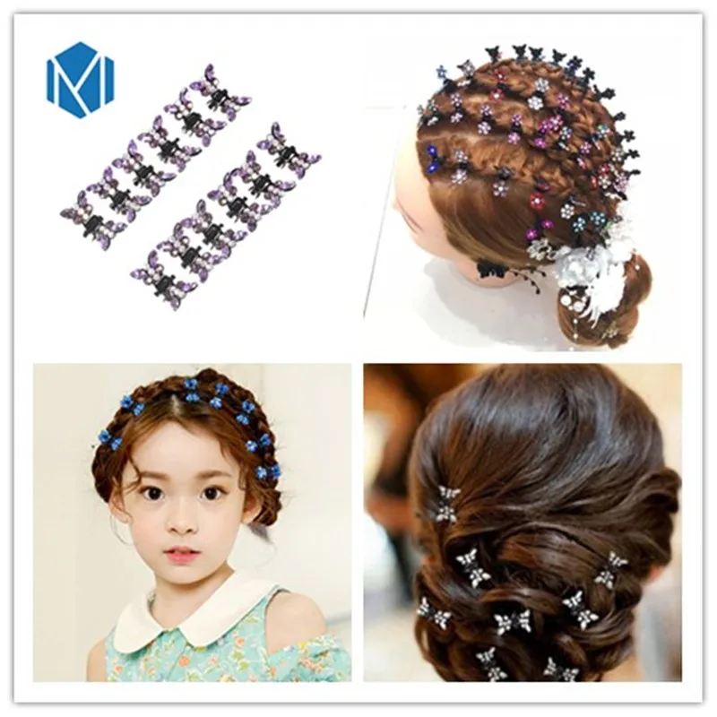 M MISM Sweet Girls Hairpins 1lot=12 Hair Clips Kids Butterfly DIY Barrettes Shining Rhinestone Hair Claw Comb For Girls Birthday
M MISM Sweet Girls Hairpins 1lot=12 Hair Clips Kids Butterfly DIY Barrettes Shining Rhinestone Hair Claw Comb For Girls Birthday