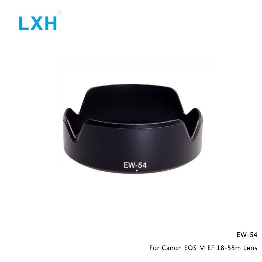 LXH EW-54 Bayonet Camera Lens Hood Sun Shade For Canon EOS M EF-M 18-55mm f/3.5-5.6 IS STM Lens Replaces Canon EW-54 Lens Hood
LXH EW-54 Bayonet Camera Lens Hood Sun Shade For Canon EOS M EF-M 18-55mm f/3.5-5.6 IS STM Lens Replaces Canon EW-54 Lens Hood