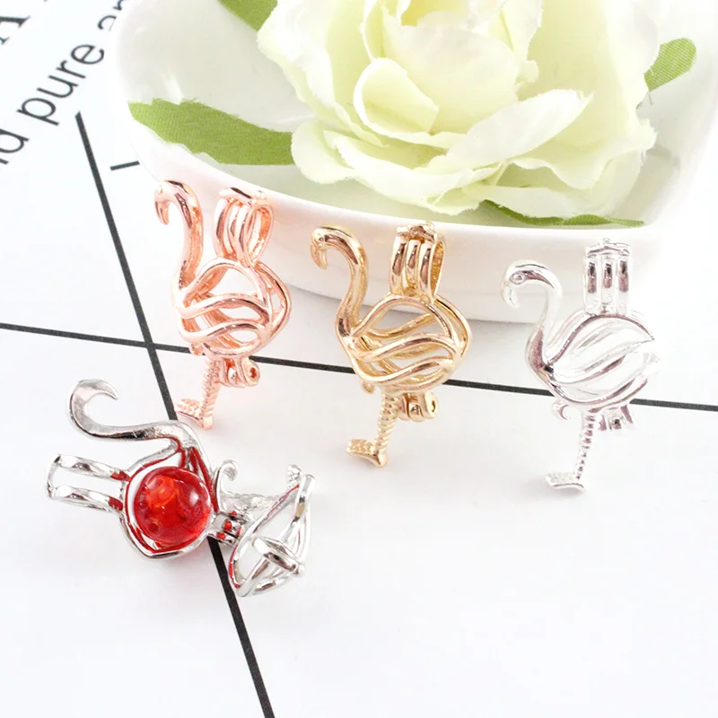 3PCS Flamingos Oyster Pearl Cages Locket Perfume and Essential Oils Diffuser Bead Pendant Charms DIY jewelry Making
3PCS Flamingos Oyster Pearl Cages Locket Perfume and Essential Oils Diffuser Bead Pendant Charms DIY jewelry Making