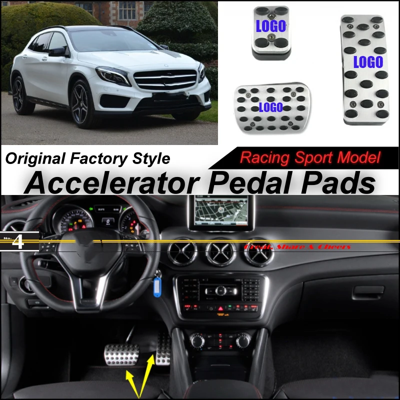 Litanglee Car Accelerator Pedal Pad / Cover of Racing Design For Mercedes Benz MB GLA180 GLA220 CDI GLA45 Foot Pedal Throttle
Litanglee Car Accelerator Pedal Pad / Cover of Racing Design For Mercedes Benz MB GLA180 GLA220 CDI GLA45 Foot Pedal Throttle