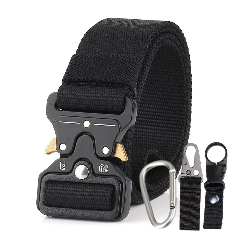New 3.8cm Tactical Military Belts Nylon Belts Alloy Automatic Insert Metal Buckle SWAT Combat Training Belt Waist Belt
New 3.8cm Tactical Military Belts Nylon Belts Alloy Automatic Insert Metal Buckle SWAT Combat Training Belt Waist Belt